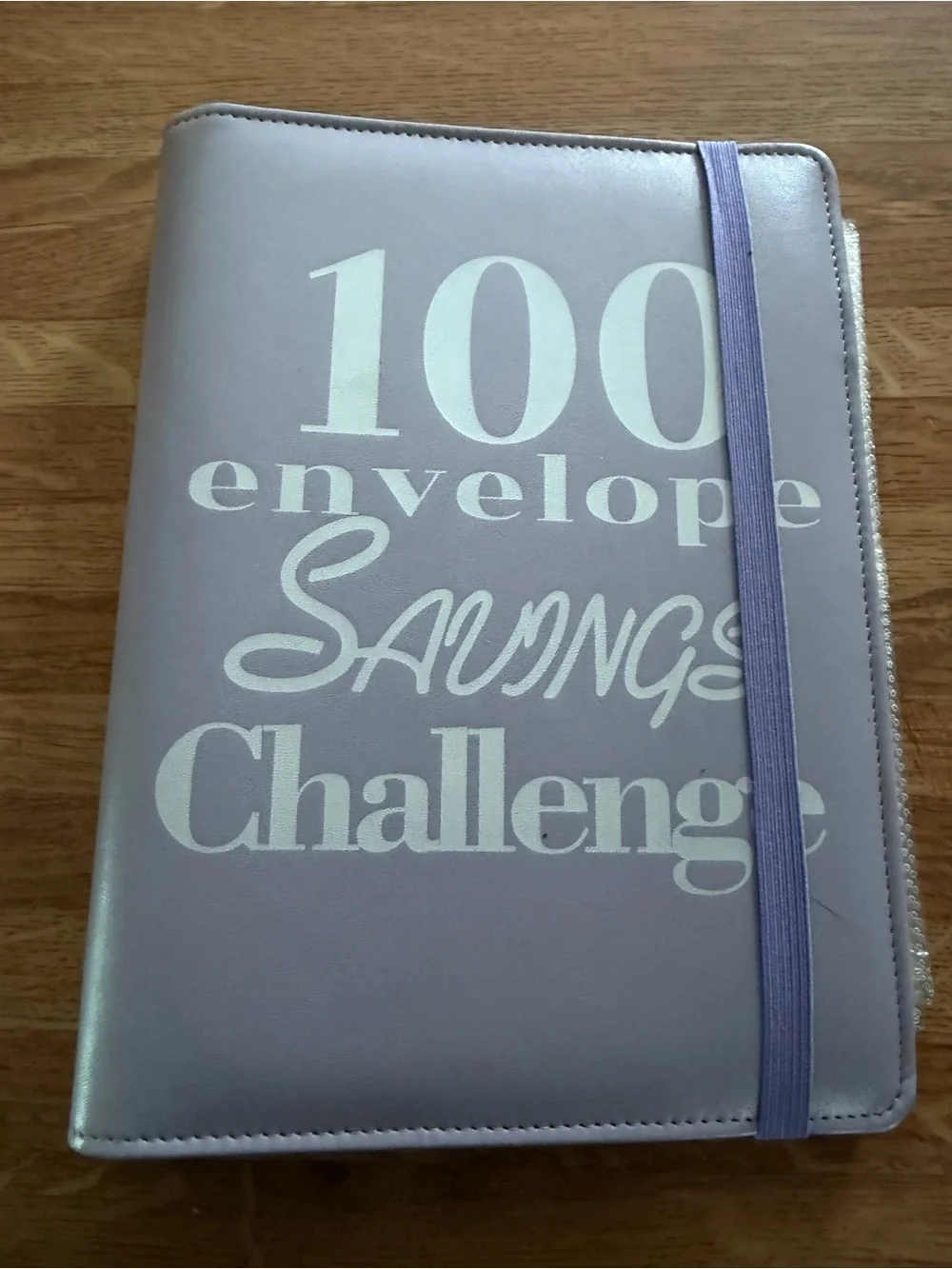 100 Envelope Savings Challenge Cover - Lavender